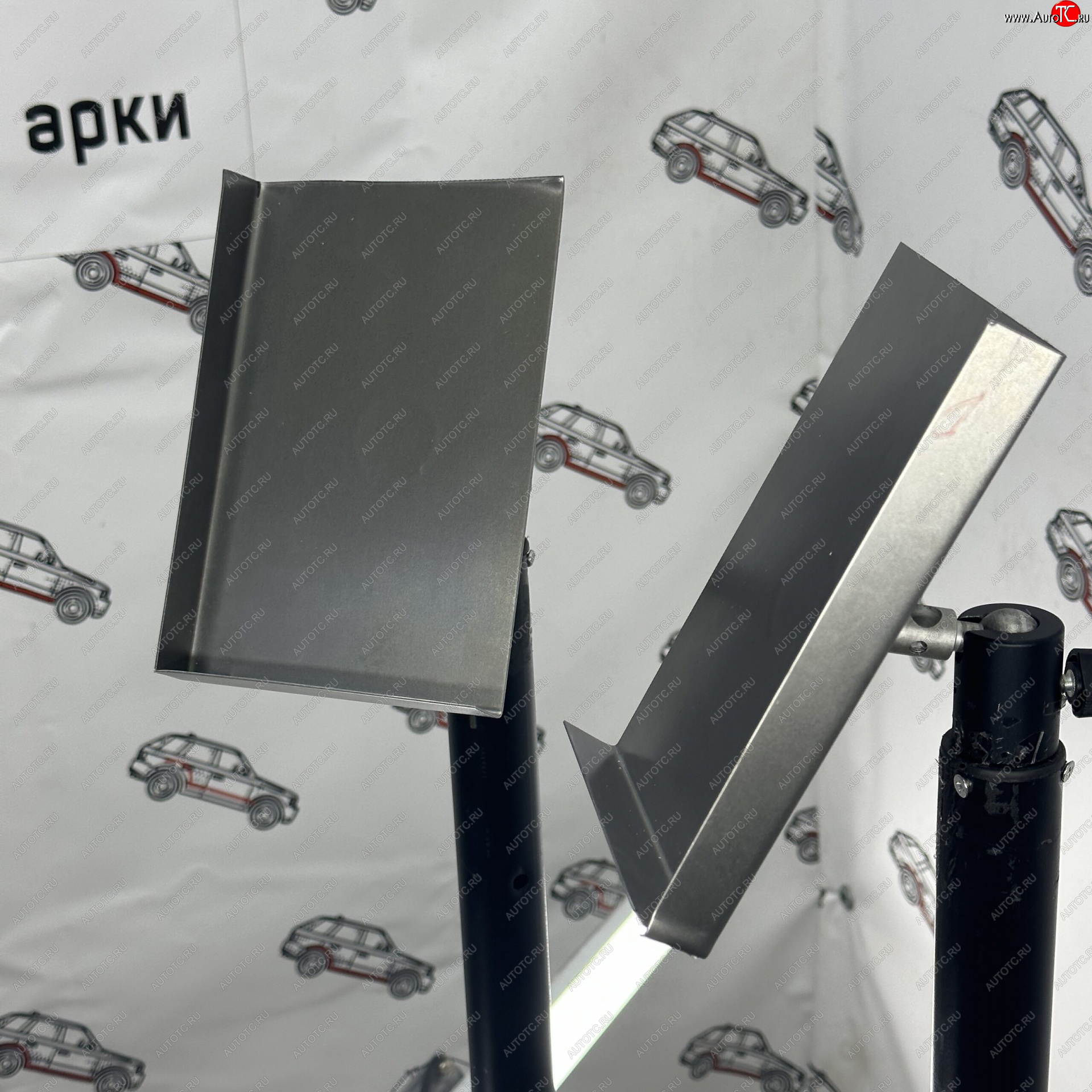 899 р. Комплект задних ремонтных торцевых заглушек (универсальные, 2 шт) Пороги-Авто KIA Optima 2 MG седан (2005-2010) (холоднокатаная сталь 1мм )  с доставкой в г. Майкоп