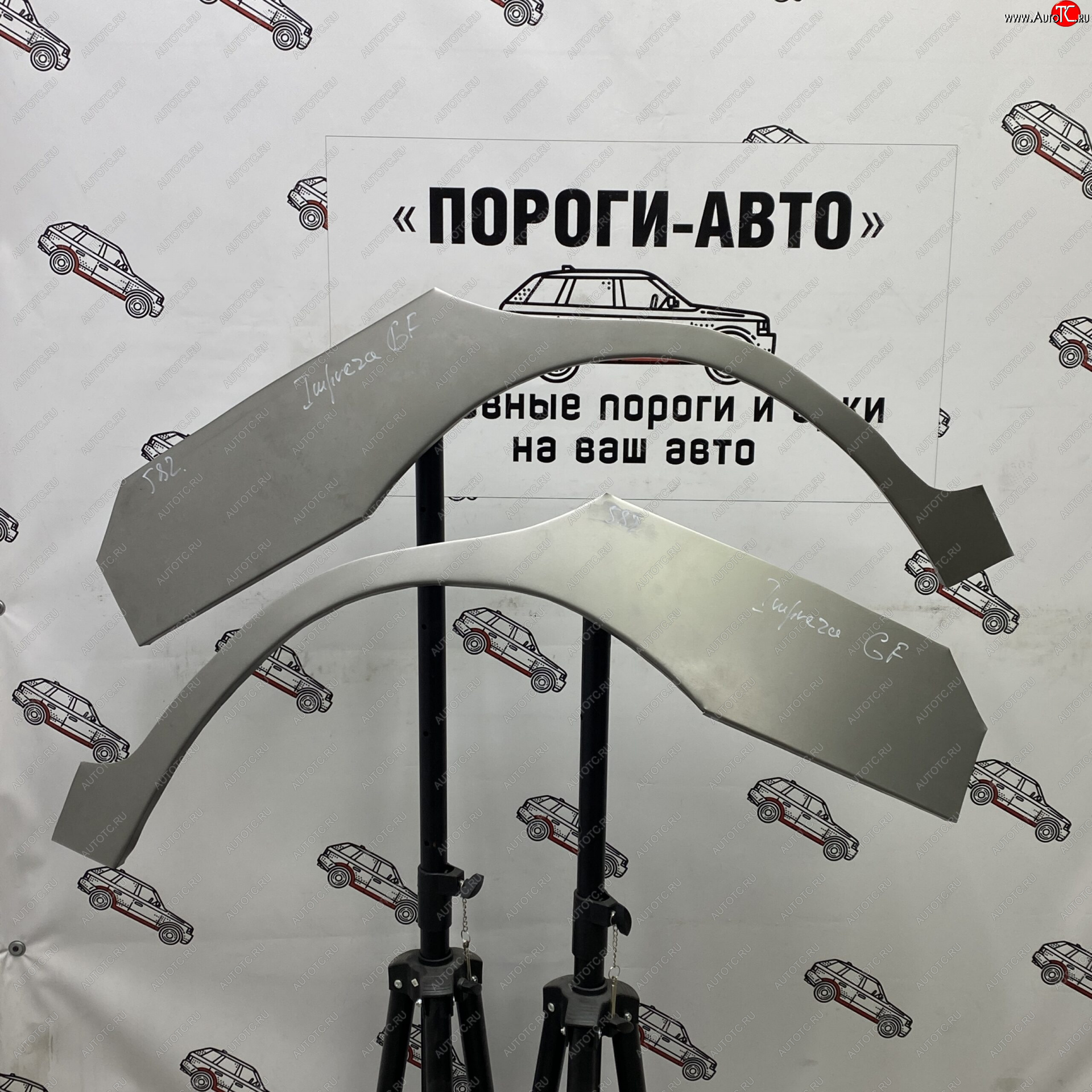 2 199 р. Ремонтные арки задних крыльев (Правая арка) Пороги-Авто  Subaru Impreza  GF (1992-2000) универсал (холоднокатаная сталь 0,8мм)  с доставкой в г. Майкоп