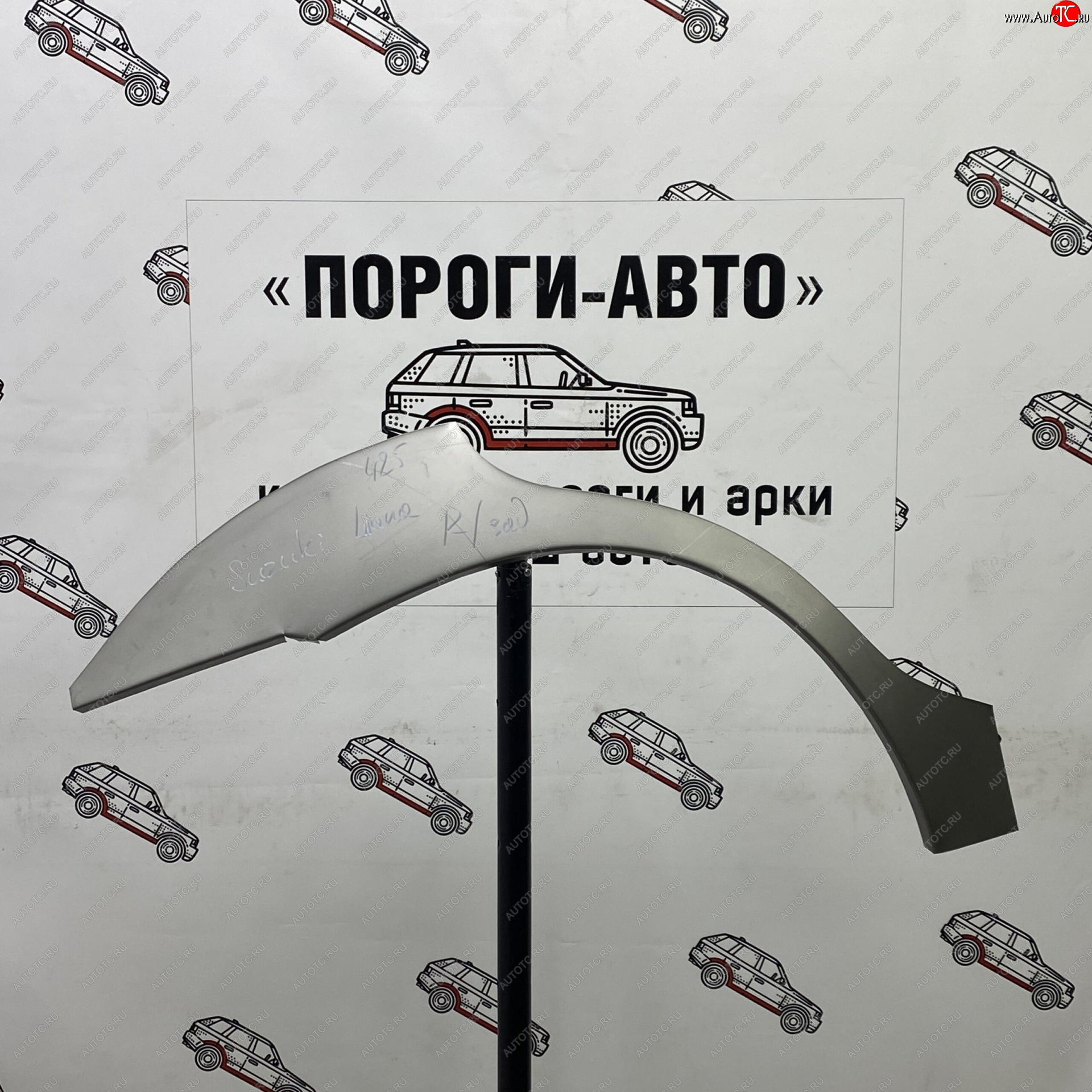 2 199 р. Ремонтные арки задних крыльев (Левая арка) Пороги-Авто Suzuki Liana хэтчбэк (2001-2007) (холоднокатаная сталь 0,8мм)  с доставкой в г. Майкоп