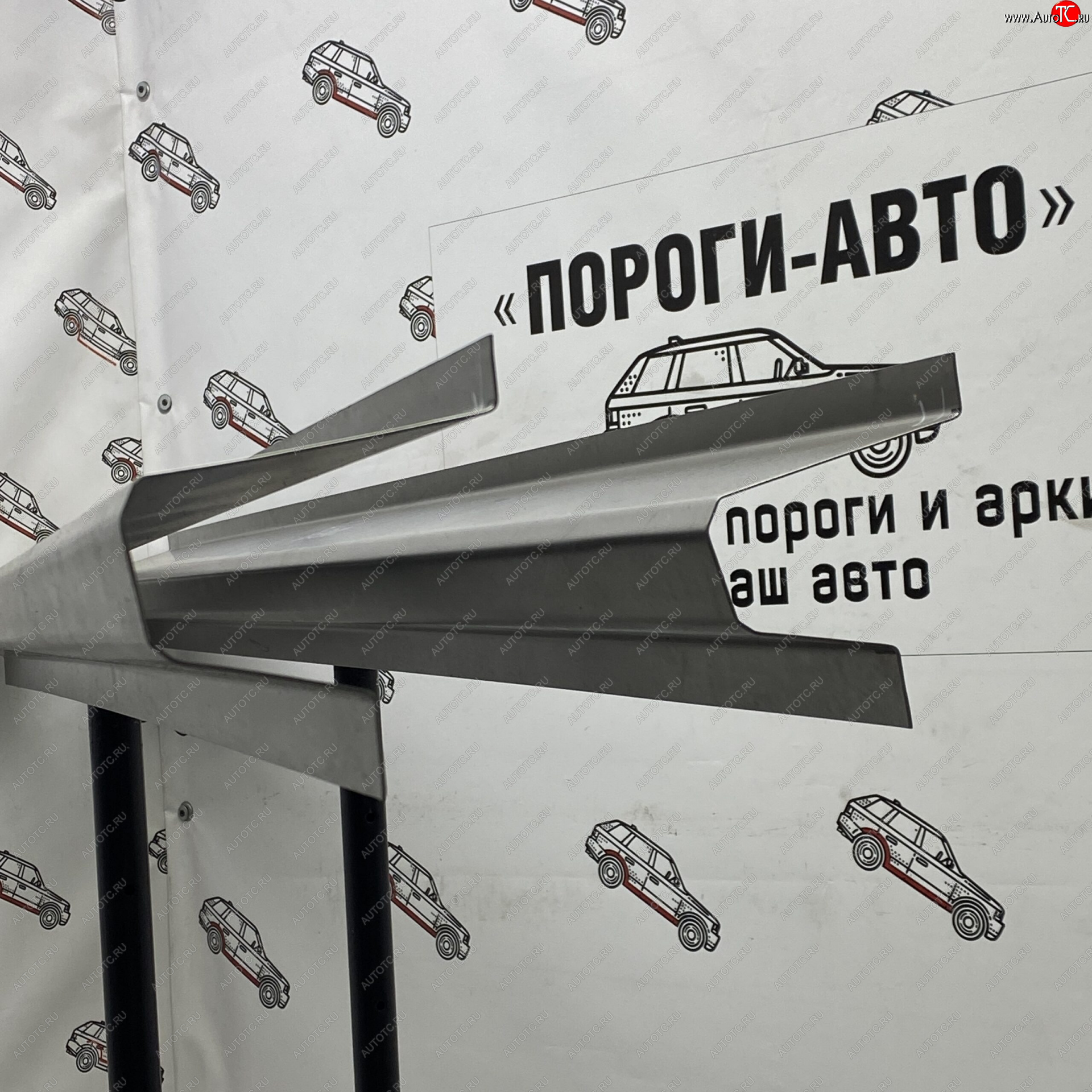 3 899 р. Комплект порогов (Ремкомплект) Пороги-Авто Уаз Патриот 23632 1 рестайлинг пикап (2014-2016) (холоднокатаная сталь 1 мм)  с доставкой в г. Майкоп
