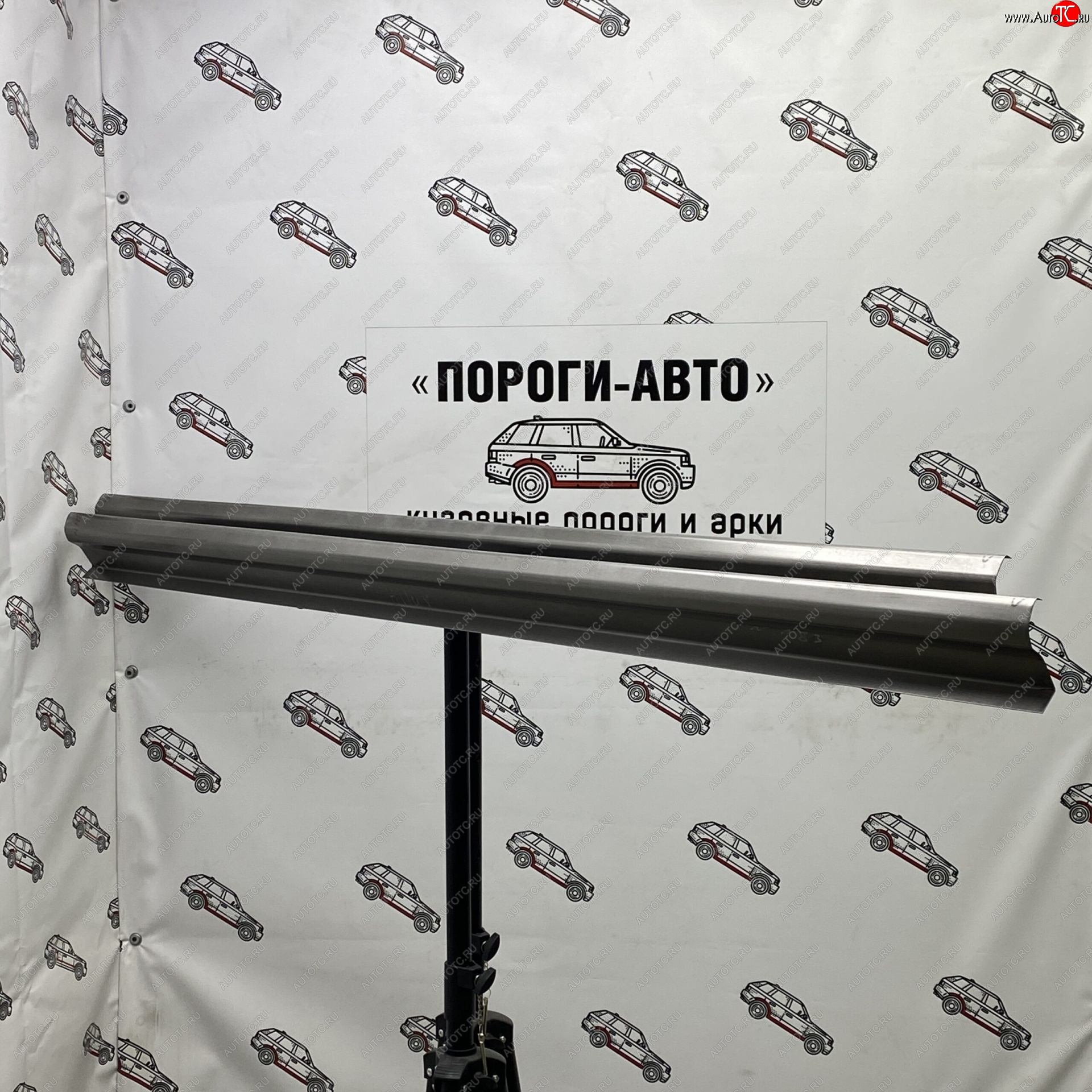 3 899 р. Комплект порогов (Ремкомплект) Пороги-Авто Toyota Hilux AN120 дорестайлинг (2016-2020) (холоднокатаная сталь 1 мм)  с доставкой в г. Майкоп