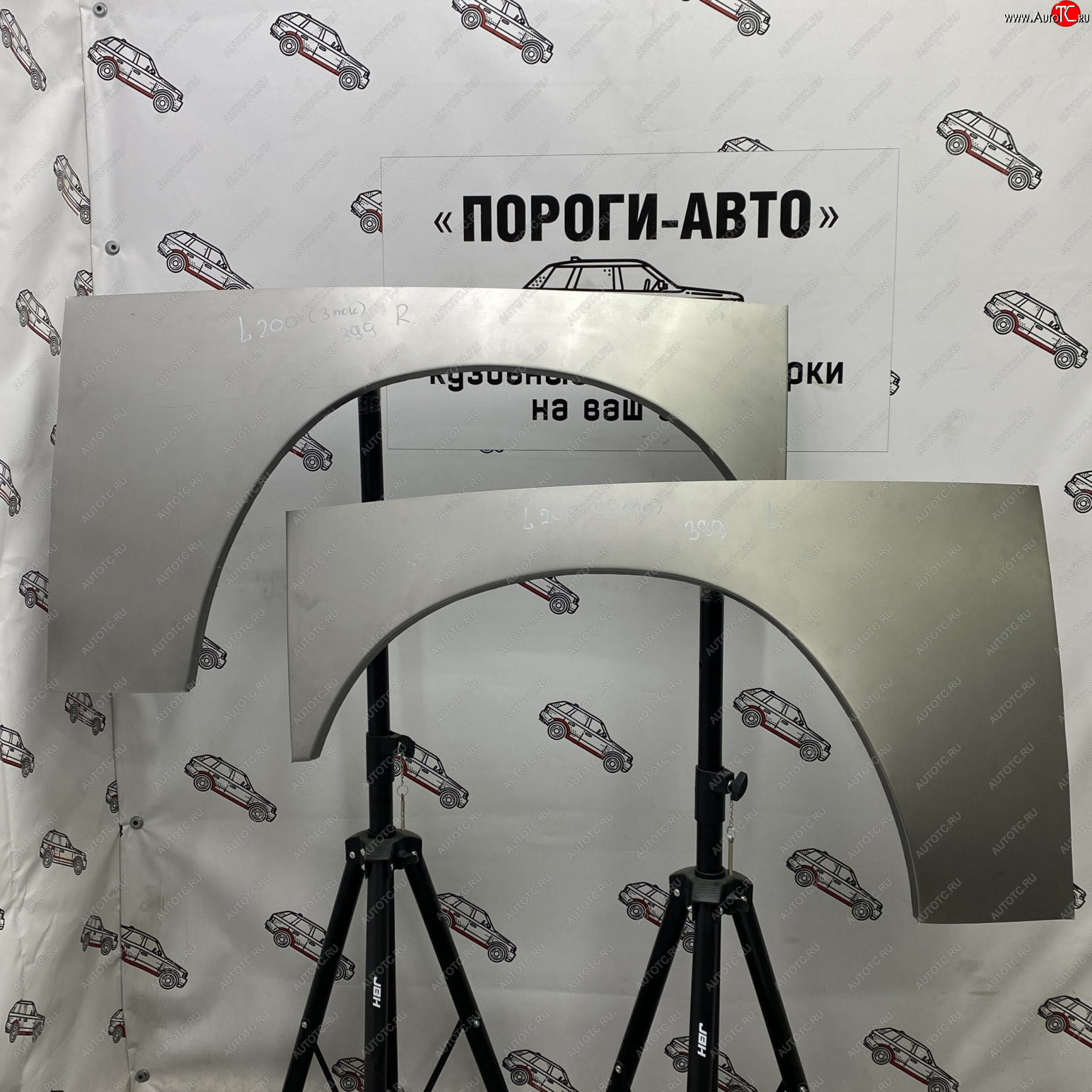 2 199 р. Ремонтные арки задних крыльев (Левая арка) Пороги-Авто Mitsubishi L200 3 K6T-K7T дорестайлинг (1996-2005) (холоднокатаная сталь 0,8мм)  с доставкой в г. Майкоп