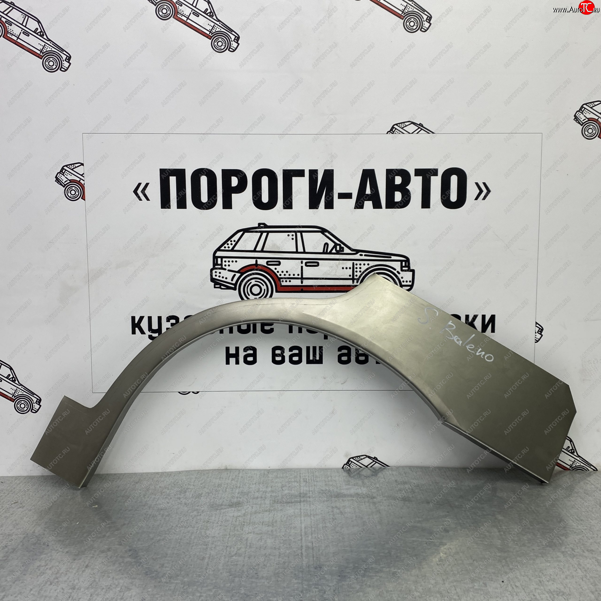 2 199 р. Ремонтные арки задних крыльев (Правая арка) Пороги-Авто Suzuki Baleno (1999-2002) (холоднокатаная сталь 0,8мм)  с доставкой в г. Майкоп
