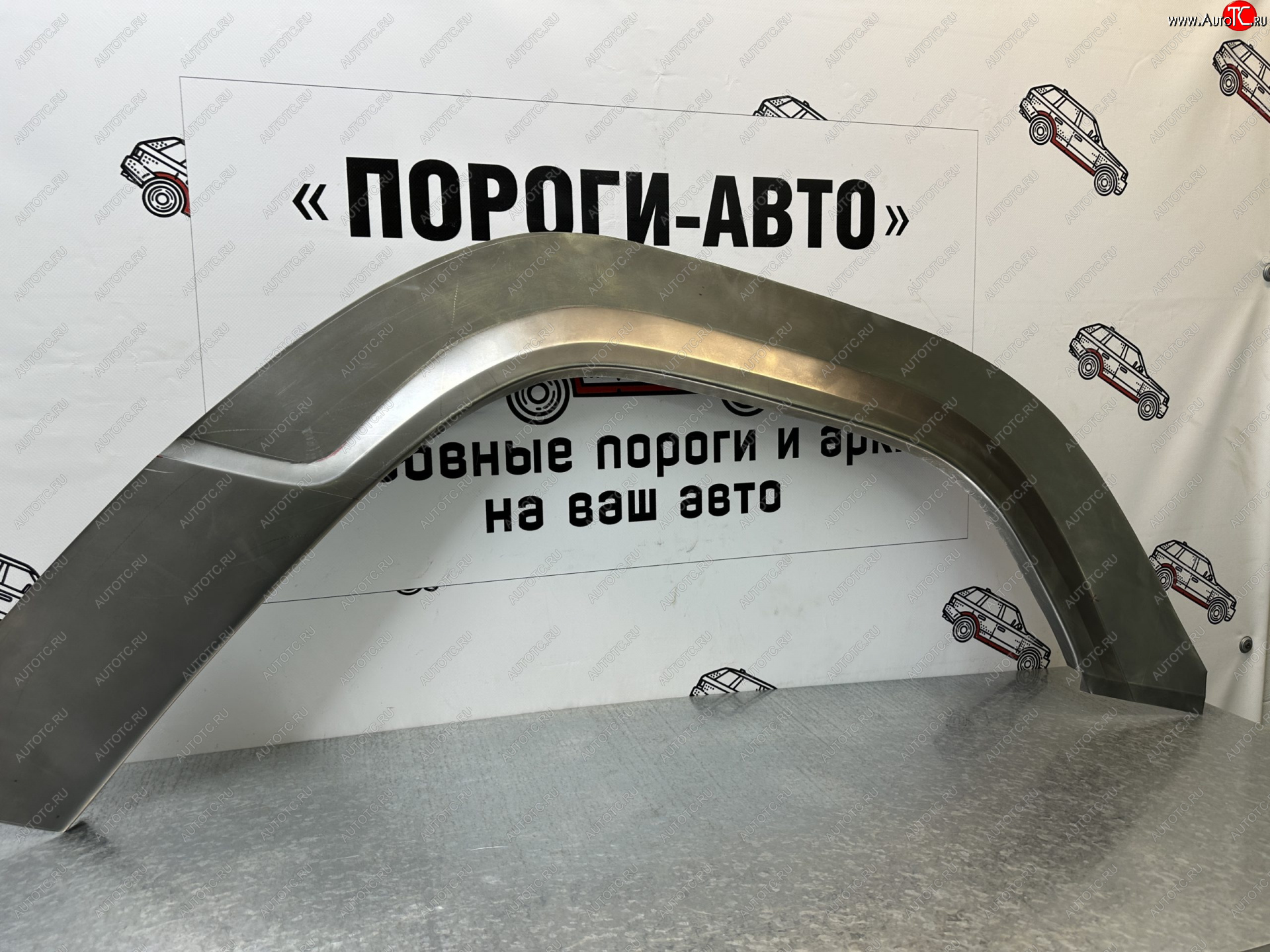 2 199 р. Ремонтные арки передних крыльев (Правая арка) Пороги-Авто  Mitsubishi Pajero  1 L040 (1982-1991) (холоднокатаная сталь 0,8мм)  с доставкой в г. Майкоп