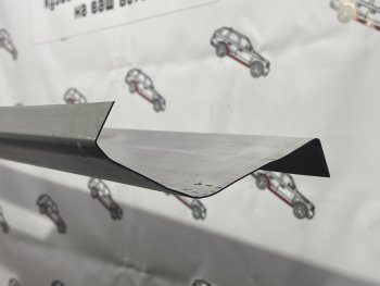 Комплект ремонтных кузовных порогов Пороги-Авто Toyota Corolla  E120 (2000-2007) седан дорестайлинг, универсал дорестайлинг, хэтчбек 5 дв. дорестайлинг, седан рестайлинг, универсал рестайлинг, хэтчбек рестайлинг (холоднокатаная сталь 1 мм)