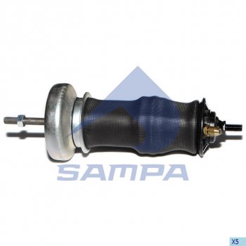3 299 р. Амортизатор SCANIA 4 series кабины передний с пневмоподушкой 1424228+1349840 SAMPA SAMPA 040.179-01  с доставкой в г. Майкоп. Увеличить фотографию 1