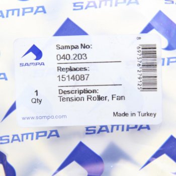 879 р. Ролик приводного ремня SCANIA 4 series натяжителя SAMPA SAMPA 040.203  с доставкой в г. Майкоп. Увеличить фотографию 2