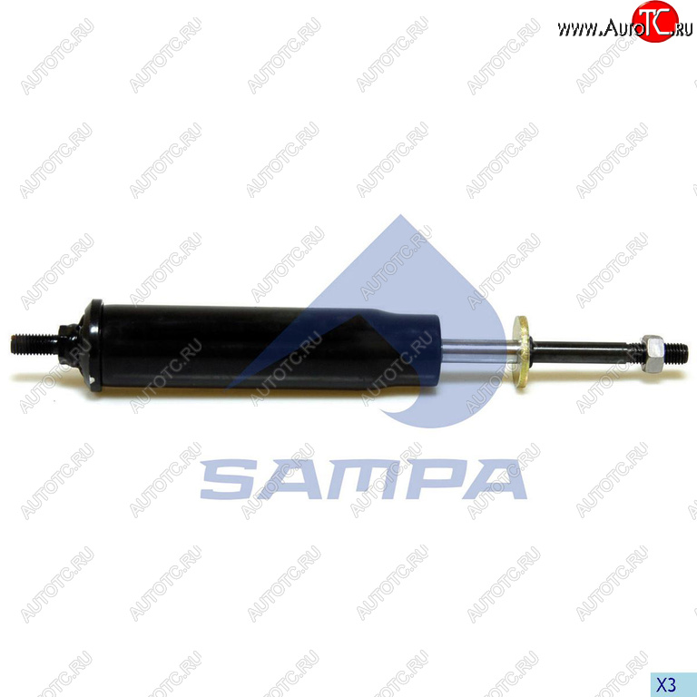 1 579 р. Амортизатор SCANIA 4 кабины передний (204303;45;1293;1225; I  I ) SAMPA SAMPA 040.216-01  с доставкой в г. Майкоп