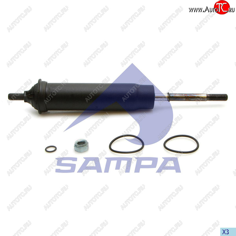 1 579 р. Амортизатор SCANIA 4 (96-) кабины передний SAMPA SAMPA 040.218-01  с доставкой в г. Майкоп