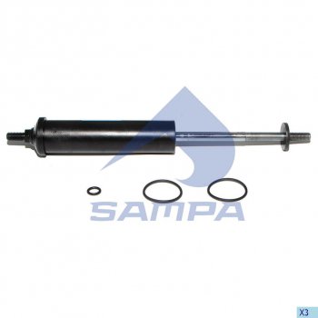 1 699 р. Амортизатор SCANIA 4,P,G,R,T series кабины передний (212304 12х88 12х25 II) SAMPA SAMPA 040.222-01  с доставкой в г. Майкоп. Увеличить фотографию 1