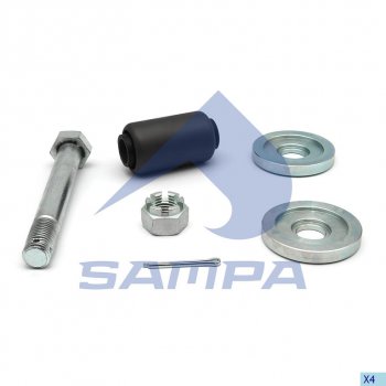 3 099 р. Ремкомплект SCANIA пальца рессоры задней SAMPA SAMPA 040.507  с доставкой в г. Майкоп. Увеличить фотографию 1