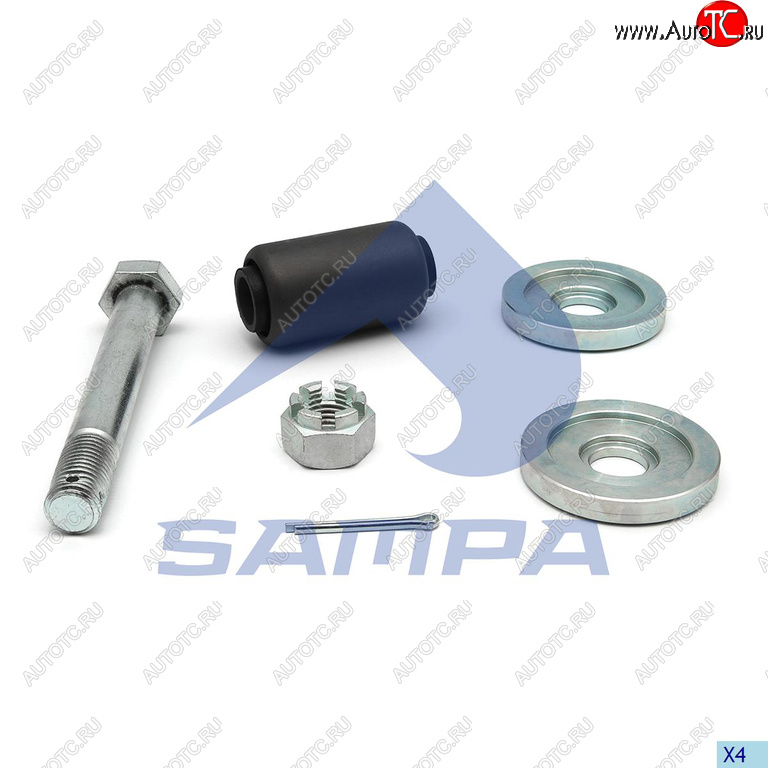 3 099 р. Ремкомплект SCANIA пальца рессоры задней SAMPA SAMPA 040.507  с доставкой в г. Майкоп