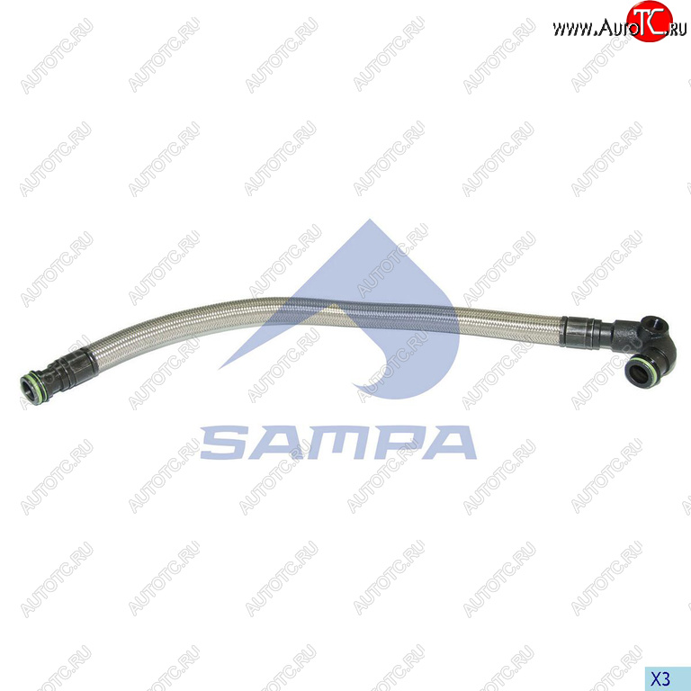 11 549 р. Патрубок SCANIA системы охлаждения ретардера SAMPA SAMPA 041.208  с доставкой в г. Майкоп