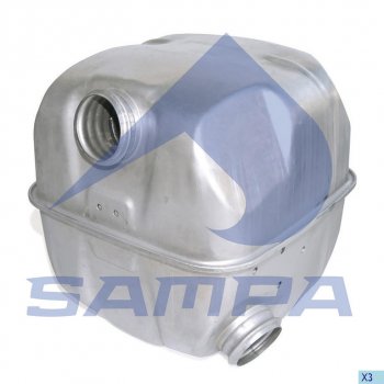 16 099 р. Глушитель SCANIA P,R series средняя часть SAMPA SAMPA 041.231  с доставкой в г. Майкоп. Увеличить фотографию 1