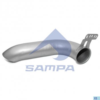 5 449 р. Глушитель SCANIA (ЕВРО-5) SAMPA SAMPA 041.253  с доставкой в г. Майкоп. Увеличить фотографию 1