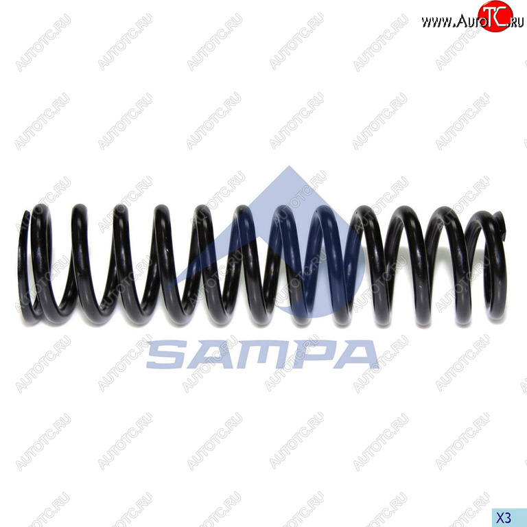 979 р. Пружина SCANIA амортизатора кабины SAMPA SAMPA 041.284  с доставкой в г. Майкоп