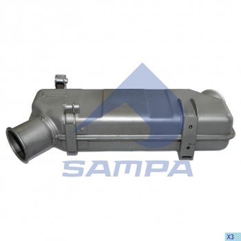 11 849 р. Глушитель SCANIA P,R,T series SAMPA SAMPA 041.380  с доставкой в г. Майкоп. Увеличить фотографию 1