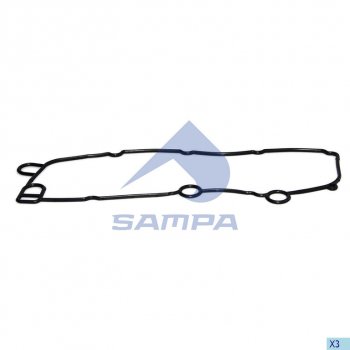 299 р. Прокладка SCANIA 4,P,G,R,T series масляного теплообменника SAMPA SAMPA 041.451  с доставкой в г. Майкоп. Увеличить фотографию 1