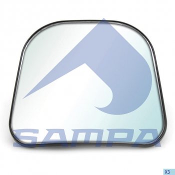 629 р. Элемент зеркальный SCANIA 124,144 с подогревом (малое) SAMPA SAMPA 042.111  с доставкой в г. Майкоп. Увеличить фотографию 4