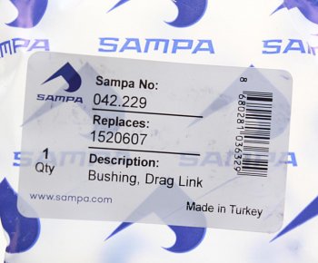 319 р. Втулка SCANIA тяги рулевой продольной SAMPA SAMPA 042.229  с доставкой в г. Майкоп. Увеличить фотографию 3