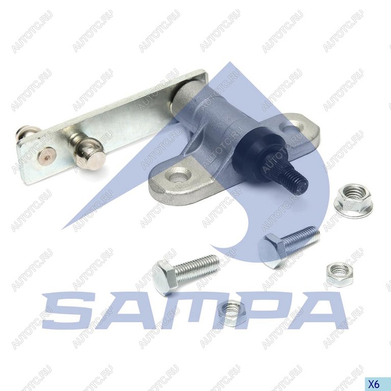 979 р. Кронштейн SCANIA 4 series трапеции стеклоочистителя левый SAMPA SAMPA 042.338  с доставкой в г. Майкоп