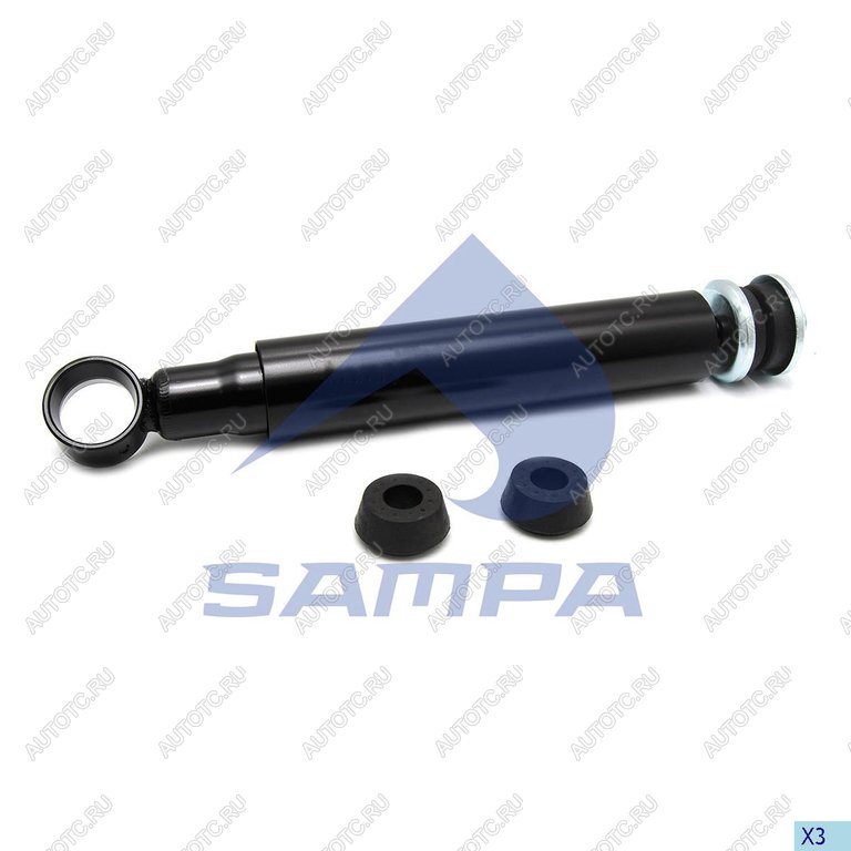 3 179 р. Амортизатор SCANIA P,G,R,T series передний (413693 14x63 22x52 IO) SAMPA SAMPA 043.074-01  с доставкой в г. Майкоп
