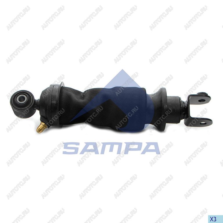 4 299 р. Амортизатор SCANIA кабины передний (пневмо) SAMPA SAMPA 043.113-01  с доставкой в г. Майкоп