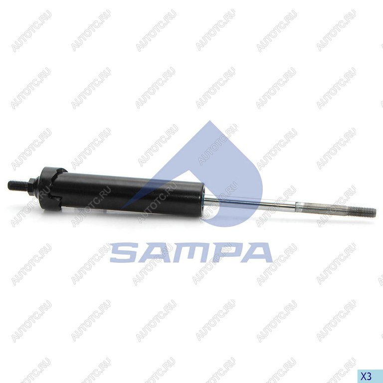 1 339 р. Амортизатор SCANIA 4,P,R,T series кабины передний (II) SAMPA SAMPA 043.119-01  с доставкой в г. Майкоп