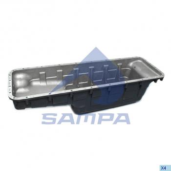51 999 р. Поддон масляный SCANIA 4 series картера двигателя SAMPA SAMPA 043.132  с доставкой в г. Майкоп. Увеличить фотографию 1