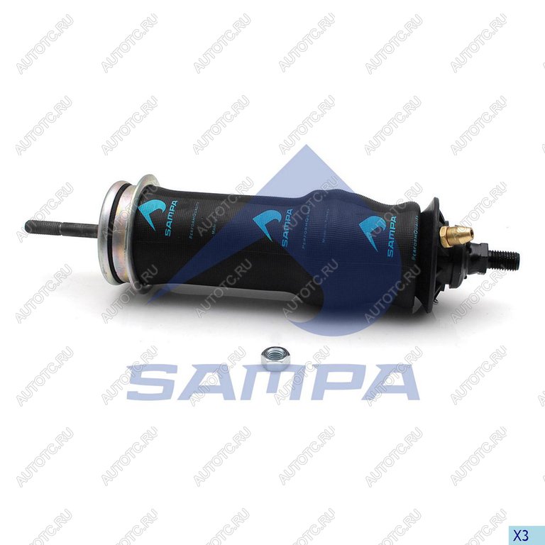 2 439 р. Амортизатор SCANIA кабины (пневмо) (212304 II) в сборе SAMPA SAMPA 043.144-01  с доставкой в г. Майкоп
