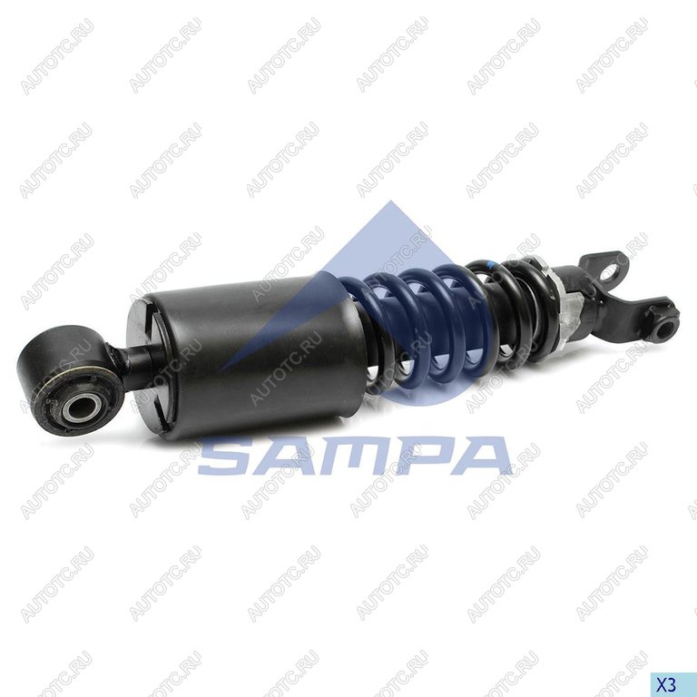3 299 р. Амортизатор SCANIA кабины задний SAMPA SAMPA 043.161-01  с доставкой в г. Майкоп