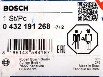 7 299 р. Форсунка MERCEDES Actros топливная BOSCH BOSCH 0432191268  с доставкой в г. Майкоп. Увеличить фотографию 6