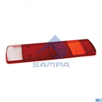 719 р. Рассеиватель DAF VOLVO FH12 SCANIA 4 series фонаря заднего левогоправого SAMPA SAMPA 043.467  с доставкой в г. Майкоп. Увеличить фотографию 1