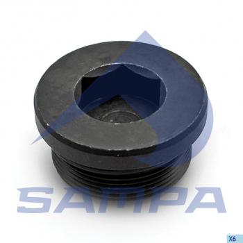 719 р. Пробка SCANIA P,G,R,T редуктора заднегосреднего моста магнитная SAMPA SAMPA 043.474  с доставкой в г. Майкоп. Увеличить фотографию 1