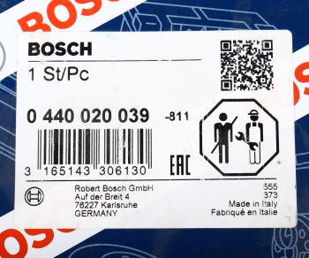 12 249 р. Насос топливный RENAULT OPEL низкого давления шестеренчатый BOSCH BOSCH 0440020039  с доставкой в г. Майкоп. Увеличить фотографию 3