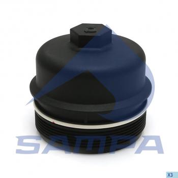 499 р. Крышка SCANIA P,G,R,T series фильтра масляного SAMPA SAMPA 044.113  с доставкой в г. Майкоп. Увеличить фотографию 1