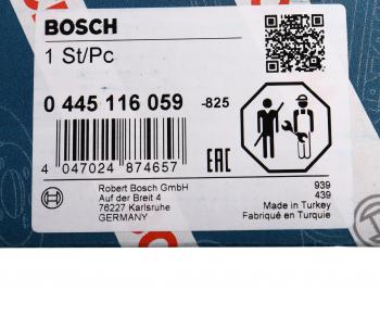 29 999 р. Форсунка FIAT Ducato (02-) IVECO Daily (02-) топливная (дизель) BOSCH BOSCH 0445116059  с доставкой в г. Майкоп. Увеличить фотографию 6