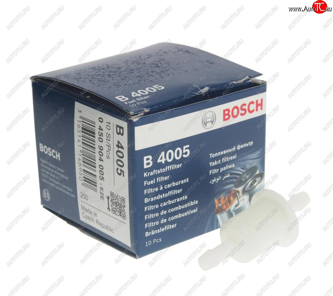 319 р. Фильтр топливный отопителя автономного (с штуцерами) BOSCH BOSCH 0450904005  с доставкой в г. Майкоп