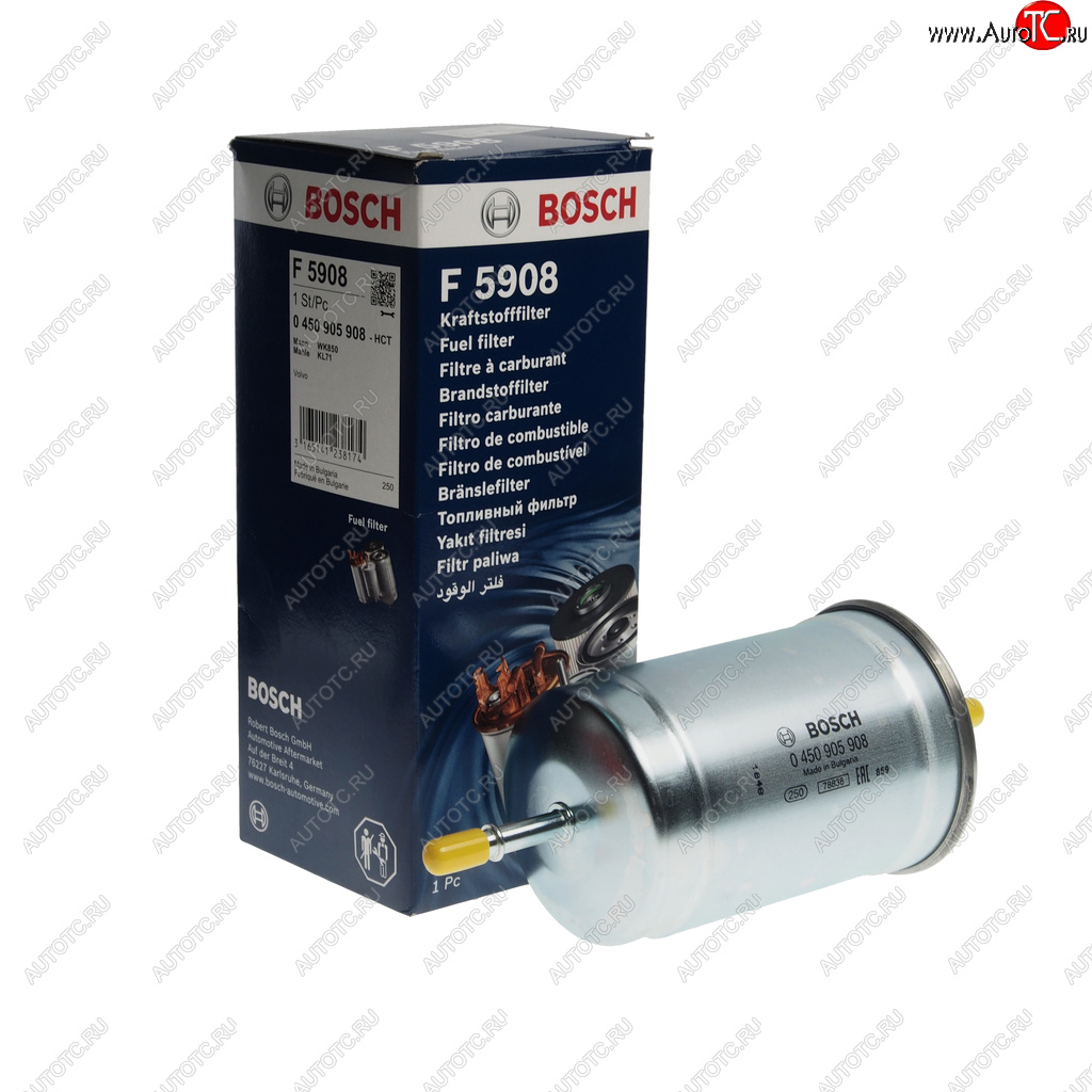 1 349 р. Фильтр топливный VOLVO S80 (00-06) BOSCH BOSCH 0450905908  с доставкой в г. Майкоп