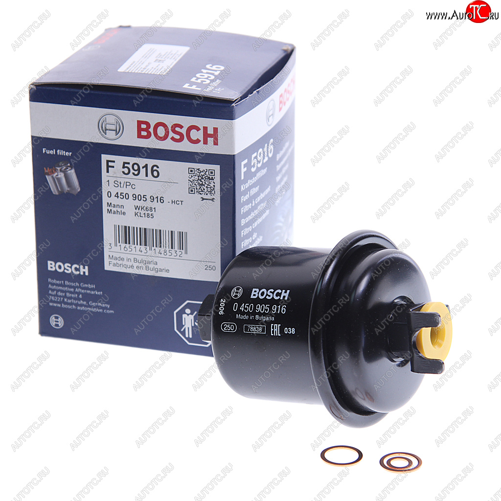 1 299 р. Фильтр топливный HONDA Accord (92-96),Civic (93-96),Legend (91-96) BOSCH BOSCH 0450905916  с доставкой в г. Майкоп