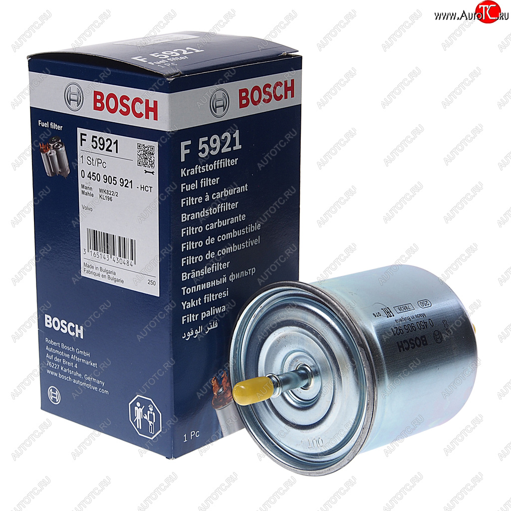 1 849 р. Фильтр топливный VOLVO C70,S40,S60,S80,V40,V70,XC70,XC90 BOSCH BOSCH 0450905921  с доставкой в г. Майкоп