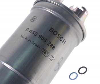 1 999 р. Фильтр топливный VW AUDI A4 (00-08) SKODA (1.9/2.0 TDI) FIAT Punto (94-99) (1.7 TD) BOSCH BOSCH 0450906374 BOSCH 0450906374  с доставкой в г. Майкоп. Увеличить фотографию 2