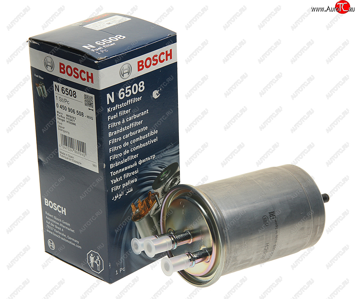 2 299 р. Фильтр топливный FORD Focus (98-04),Mondeo (01-07) BOSCH BOSCH 0450906508  с доставкой в г. Майкоп