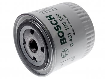 969 р. Фильтр масляный VOLVO 440,460,480 (88-96) ALFA ROMEO 156,166 (TDI) BOSCH BOSCH 0451103260  с доставкой в г. Майкоп. Увеличить фотографию 1