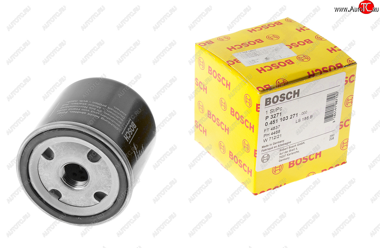 929 р. Фильтр масляный ГАЗ-31105 (дв.CHRYSLER) BOSCH BOSCH 0451103271  с доставкой в г. Майкоп