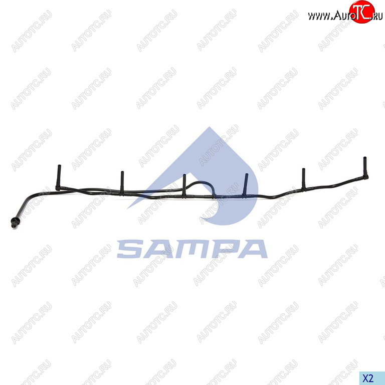 2 259 р. Трубка топливная SCANIA P,G,R,T series (для прокачки) SAMPA SAMPA 045.198  с доставкой в г. Майкоп