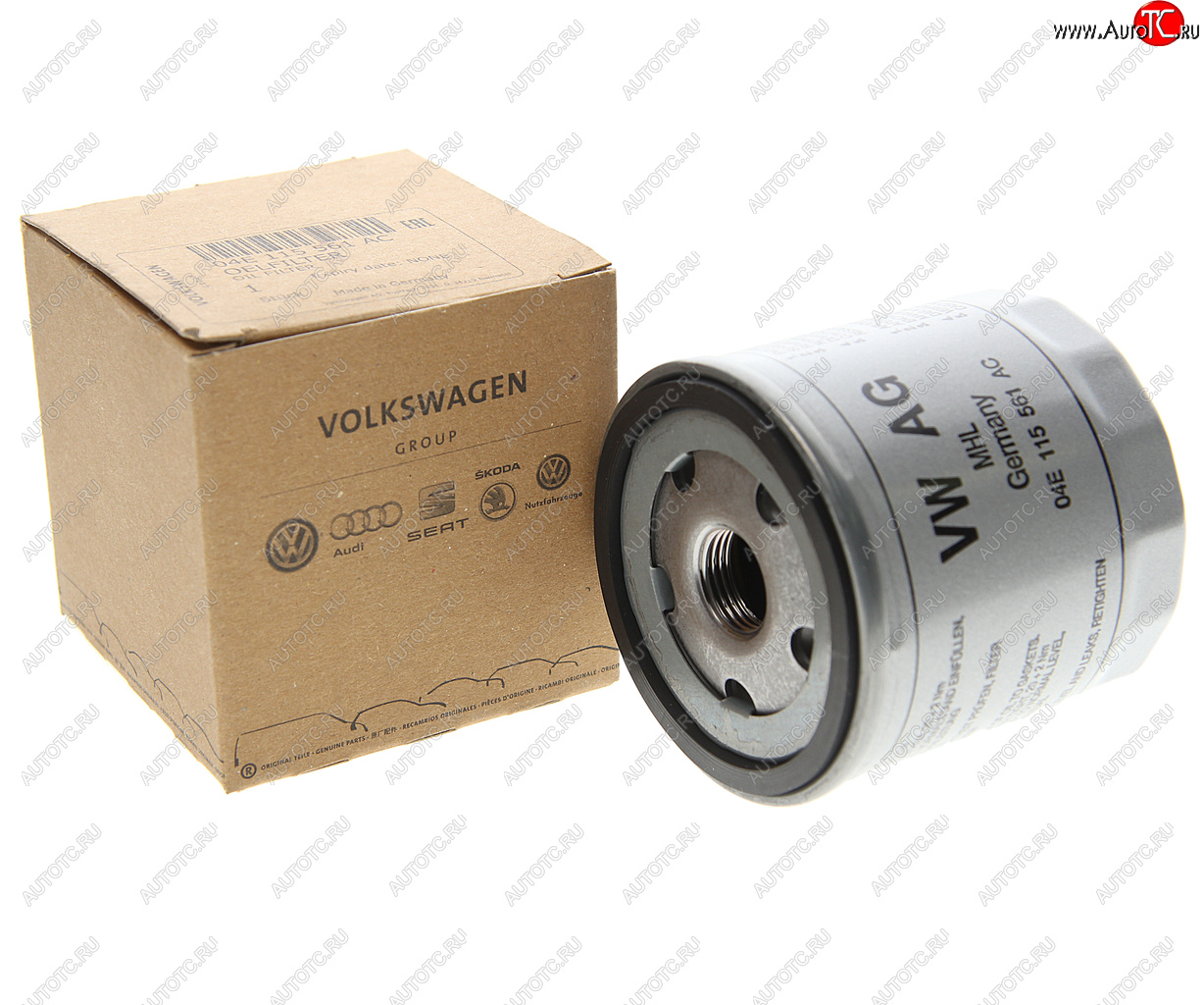 1 299 р. Фильтр масляный VW Golf (12-),Polo (12-) AUDI A3 (12-) SEAT Leon SKODA Octavia OE VAG 04e115561ac  с доставкой в г. Майкоп