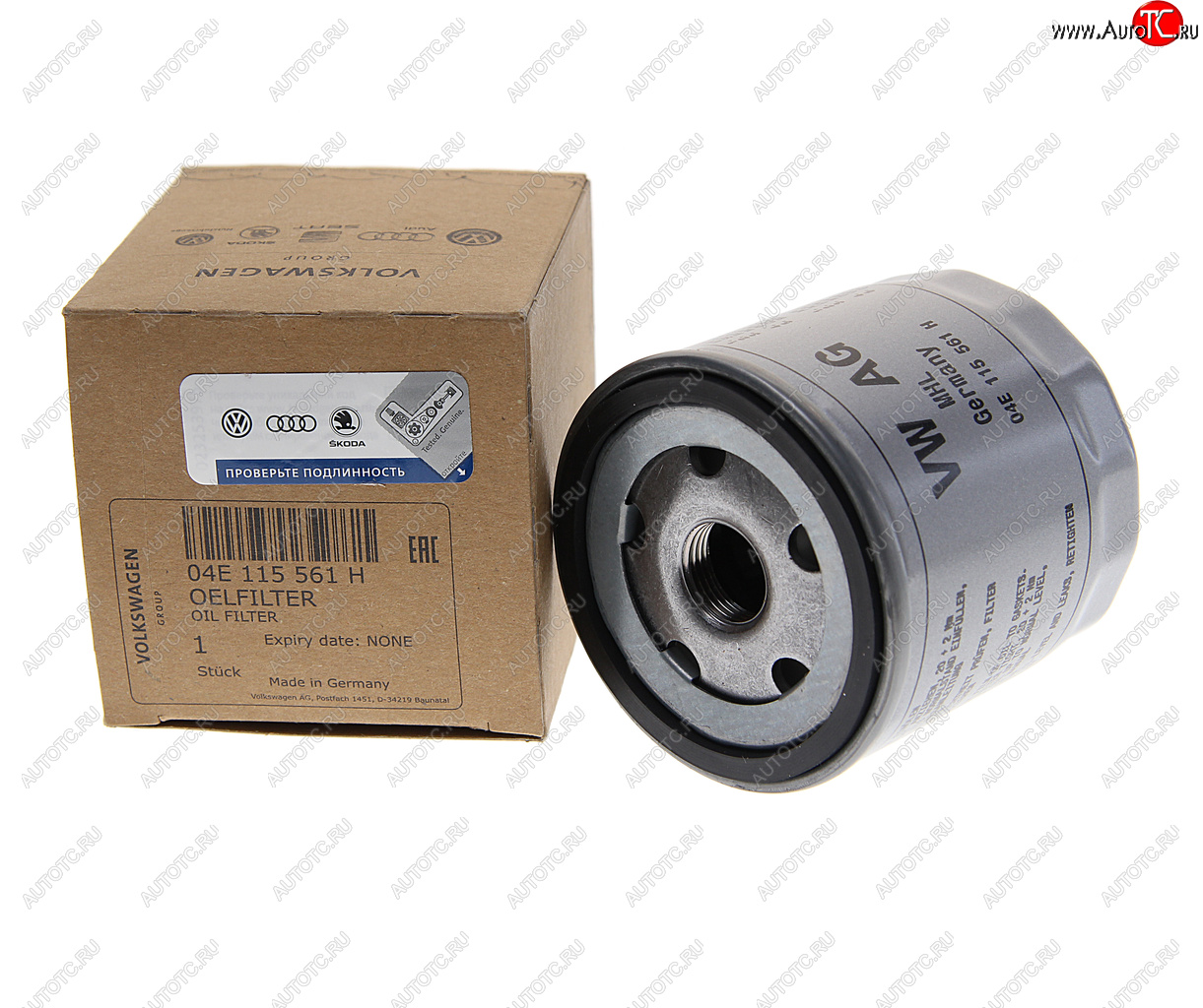 2 569 р. Фильтр масляный VW Golf (12-),Polo (12-) AUDI A3 (12-) SEAT Leon SKODA Octavia OE VAG 04e115561h  с доставкой в г. Майкоп