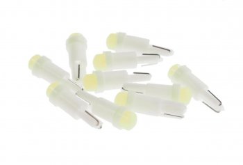 10 р. Лампа светодиодная 12V T5 W2x4.6d COB White MEGA ELECTRIC MEGA ELECTRIC 05012w  с доставкой в г. Майкоп. Увеличить фотографию 1