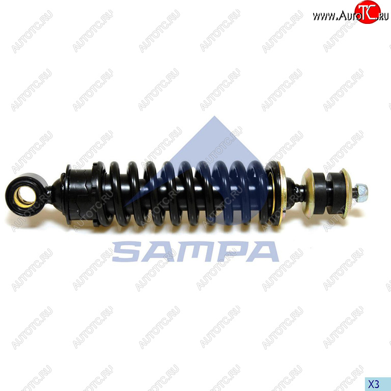 4 599 р. Амортизатор DAF 95XF кабины передний с пружиной (277337 25x40 14x83 OI) SAMPA SAMPA 050.209-01  с доставкой в г. Майкоп
